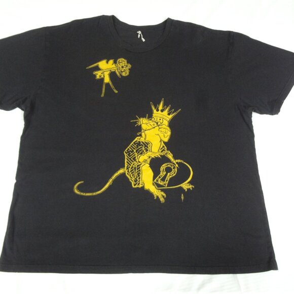 PAINFUL PLEASURES TATTOO SUPPLY RAT KING - BLACK XL T-SHIRT L222 (HOLES C PICS) - Picture 3 of 13